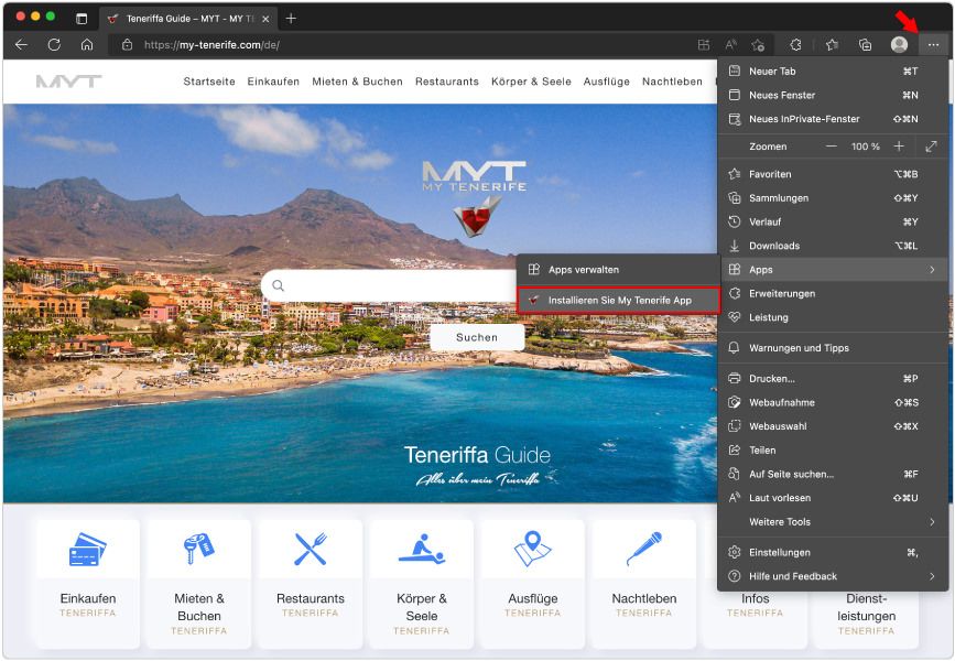 Screenshot App Installation Microsoft Edge Browser Desktop Image 2