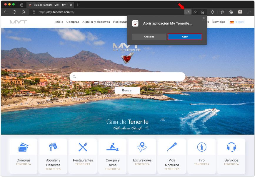 Captura de pantalla Instalación de la aplicación Navegador Microsoft Edge Imagen de escritorio 7