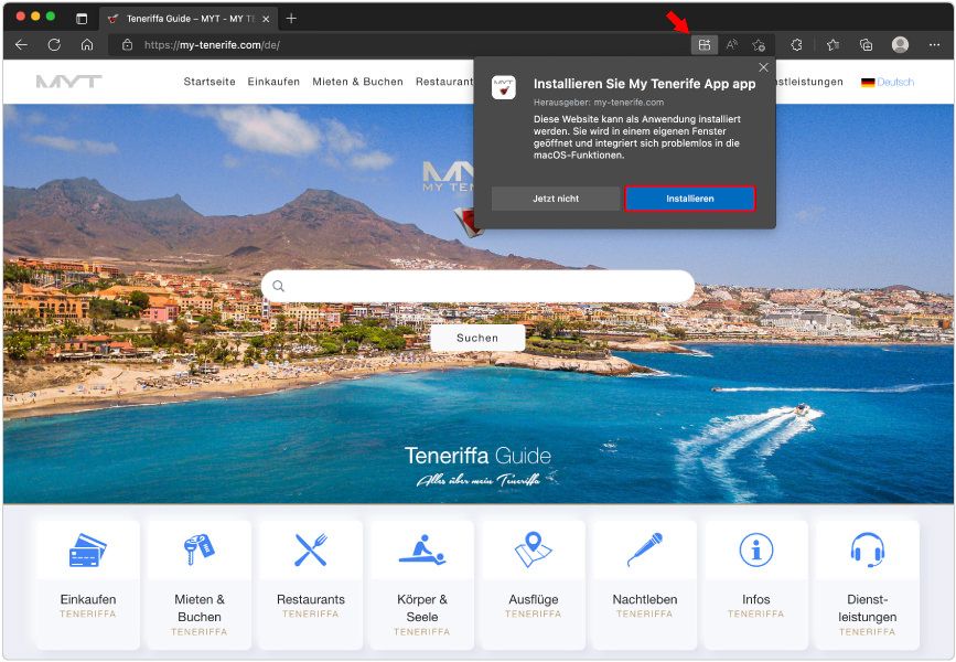 Screenshot App Installation Microsoft Edge Browser Desktop Image 1
